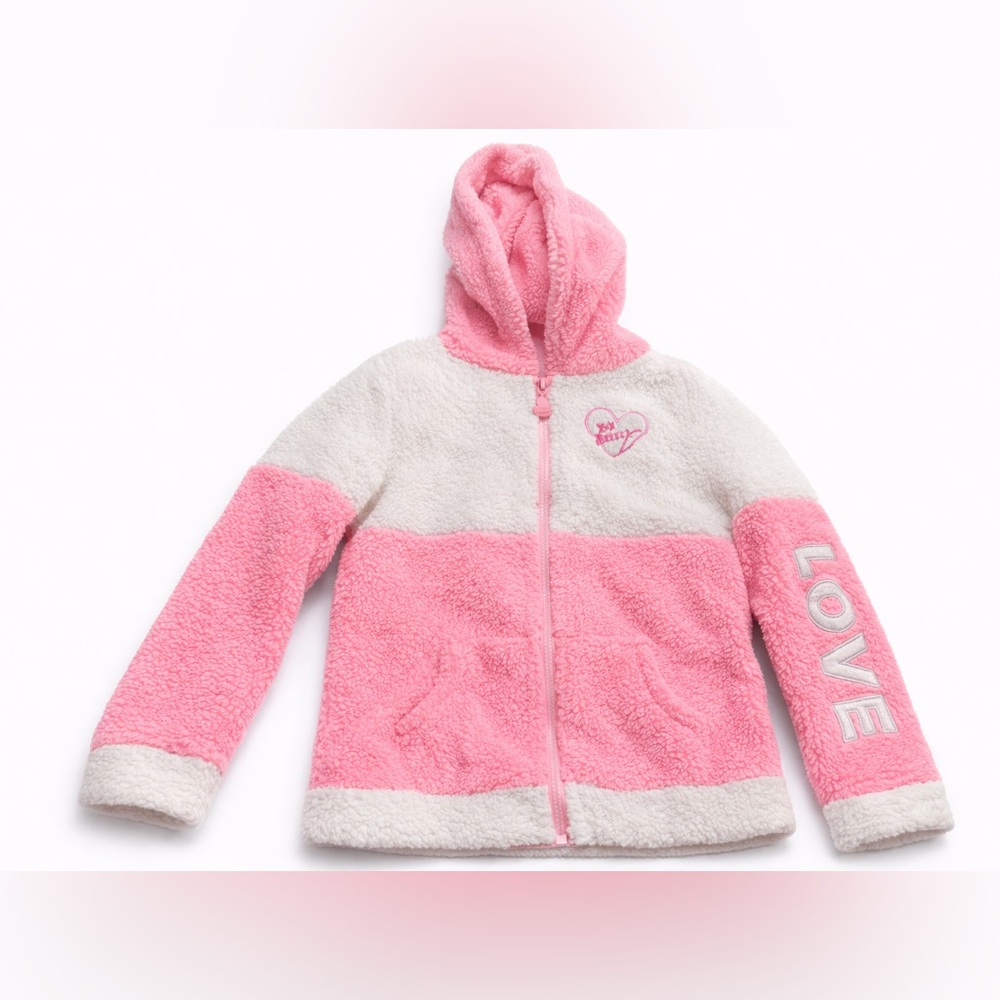 Betsey Johnson Pink and White Kids Jacket